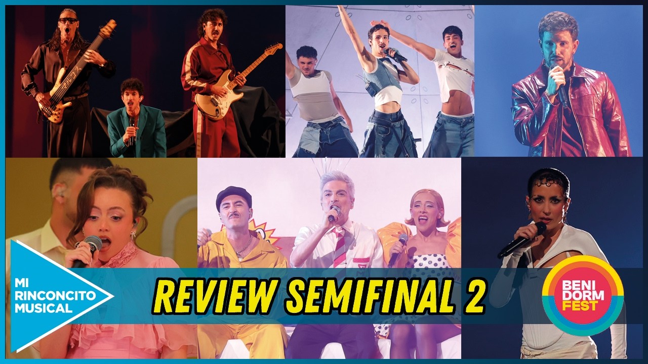✨✨ REVIEW Y TOP 9 de la SEMIFINAL 2 del BENIDORM FEST 2026. ¿La mejor semifinal de la historia?. ✨✨