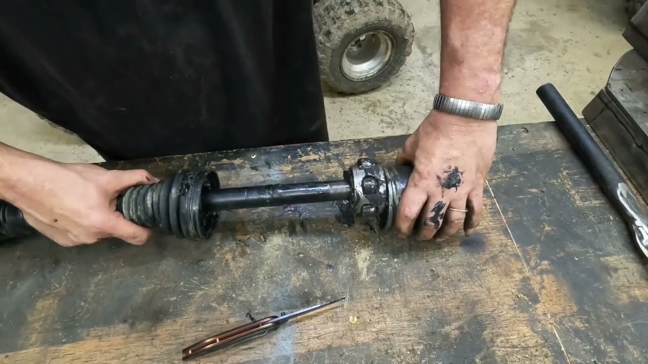 How to replace a CV boot on a side by side axle