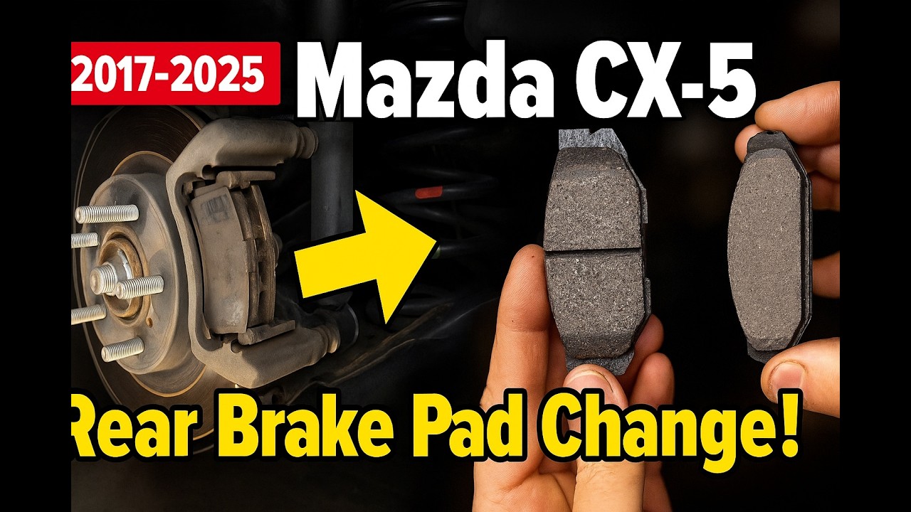 2017-2025 Mazda CX-5 Rear Brake Pad Change