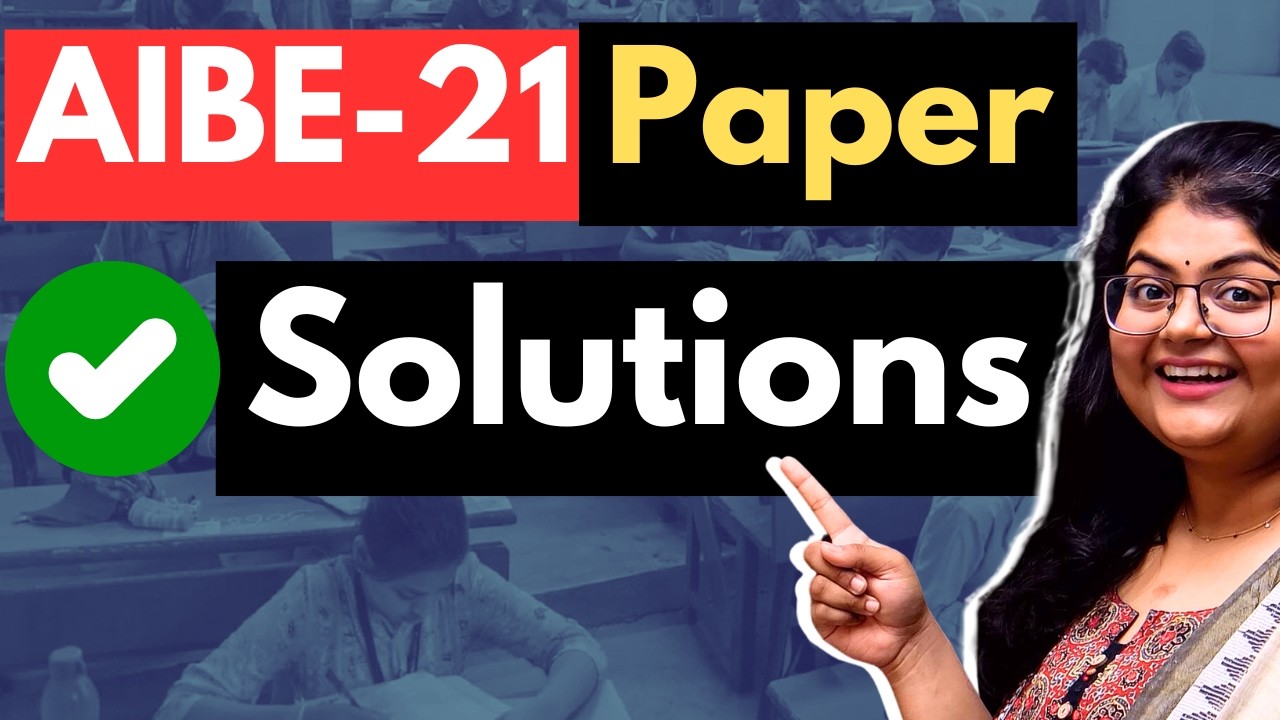 AIBE 21: Fully Solved Paper with detailed explanations | Question Wise Hindi Analysis #aibe #aibe21