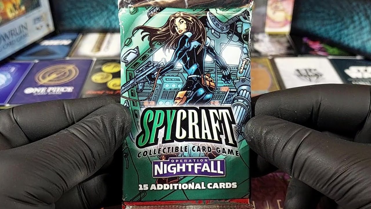 Spycraft CCG - Operation Nightfall booster pack opening