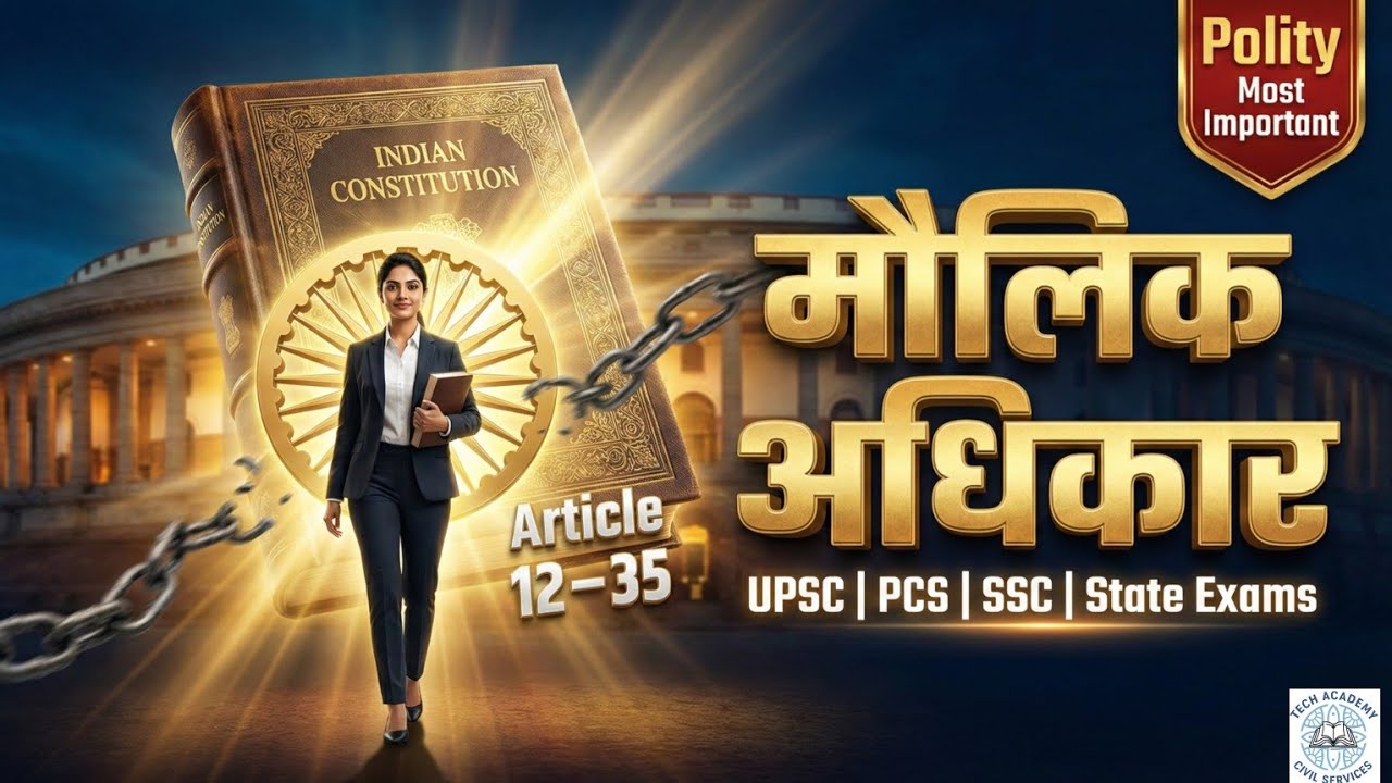 मौलिक अधिकार (Article 12–35) 🔥 | Indian Constitution Polity 