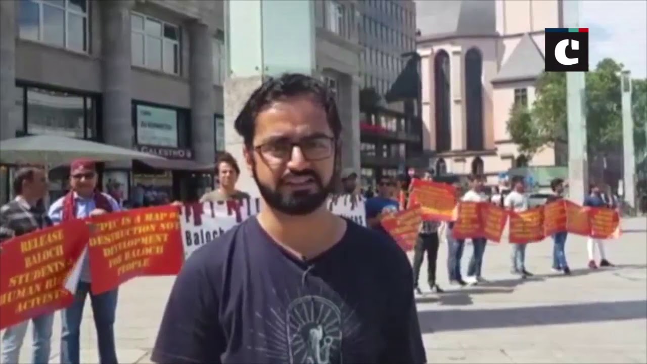 BRP activists stage protest against enforced disappearances in Germany&rsquo;s Colonge