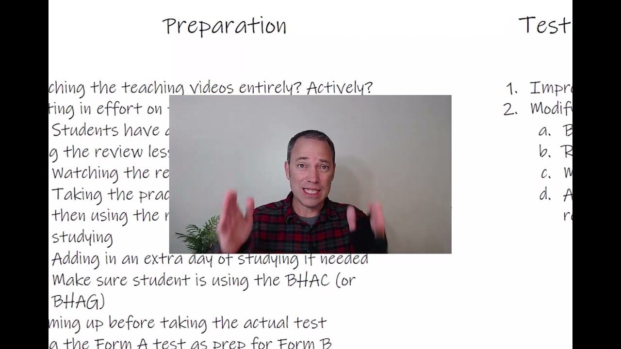 Great on assignments, but FAILING TESTS?? What to do.