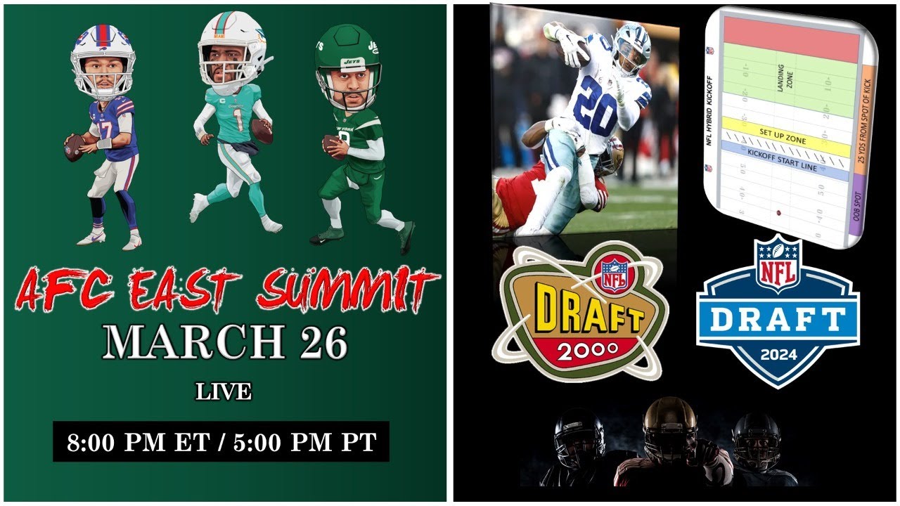 NFL News | 2024 Rule Changes | AFC East Best / Worst Draft Classes Since 2000