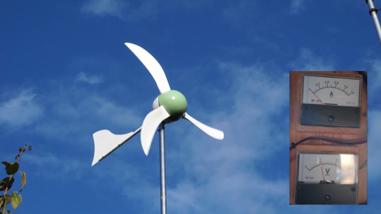Kleinwindrad MKM 100 - 0,1 kW - lautlos - home wind turbine