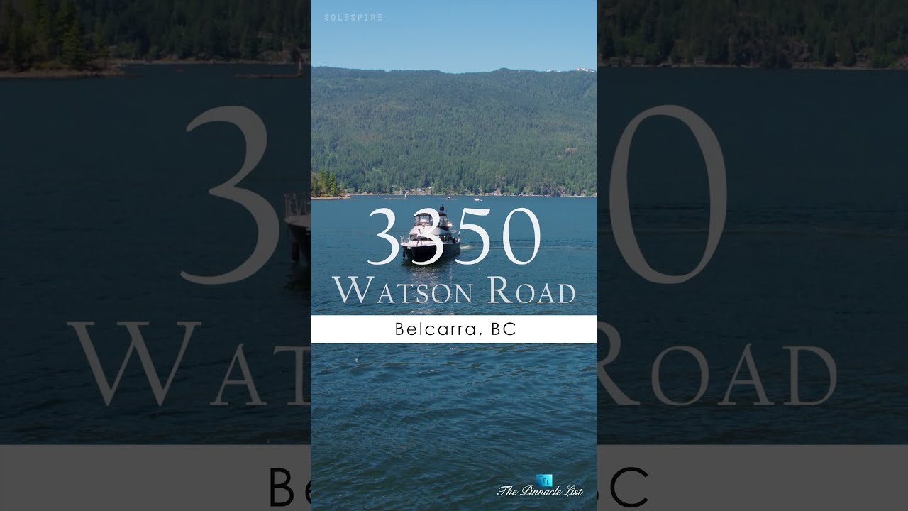 West Coast Oceanfront Modern Luxury Home | 3350 Watson Rd, Belcarra, BC, Canada 🇨🇦 