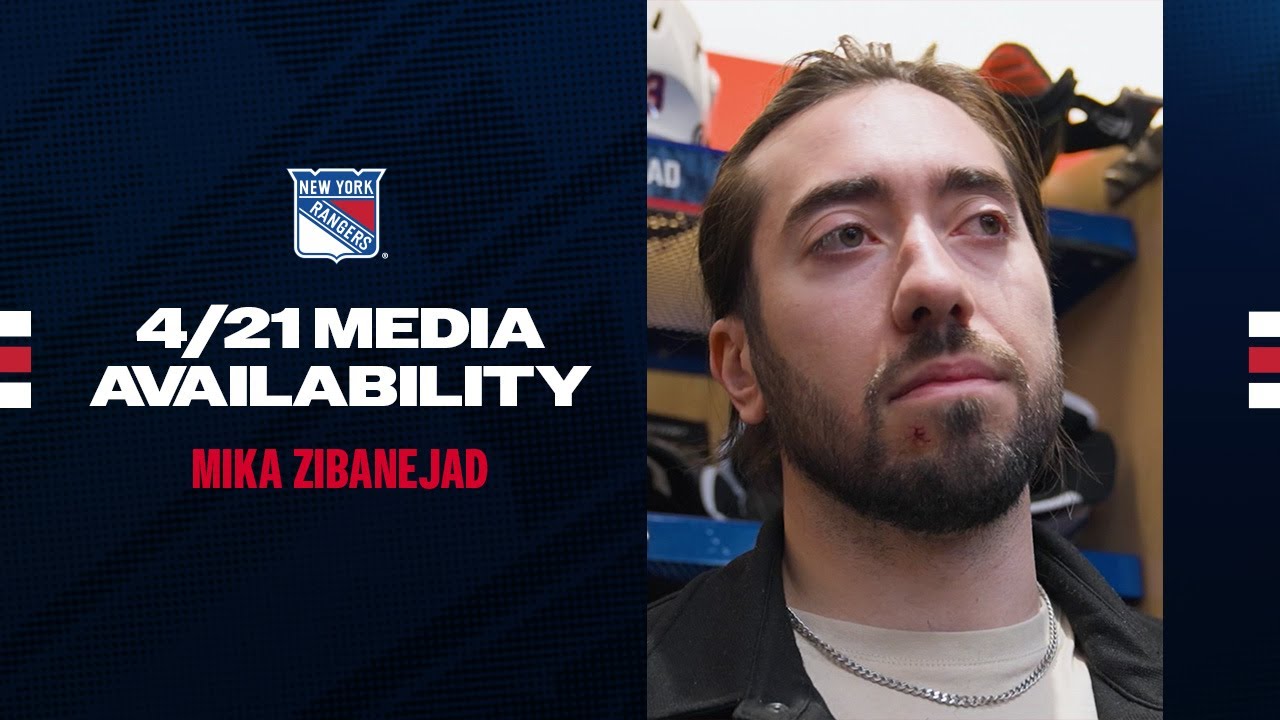 NYR 2025 Exit Day: Mika Zibanejad Media Availability | Apr. 21, 2025