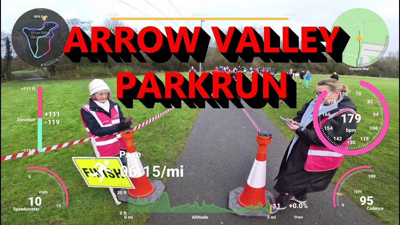 Arrow Valley Parkrun # 116 - From the back to position 67
