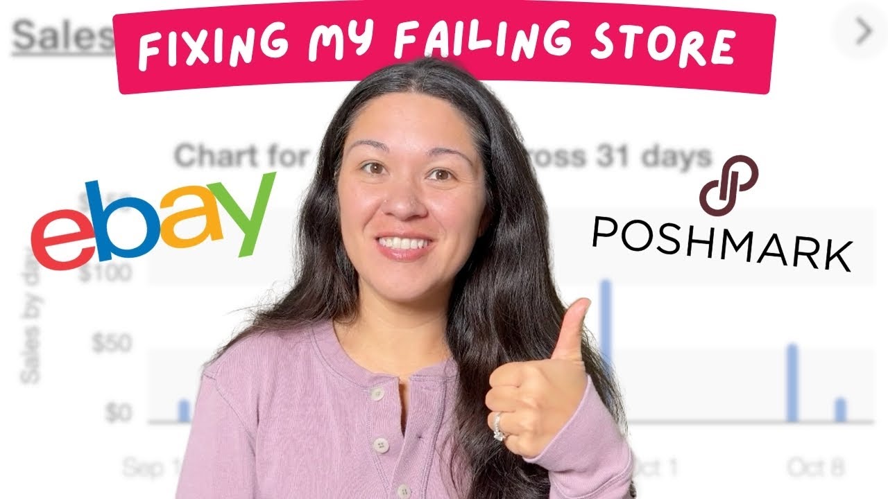 Мои продажи на eBay и Poshmark упали! Вот как я это исправляю