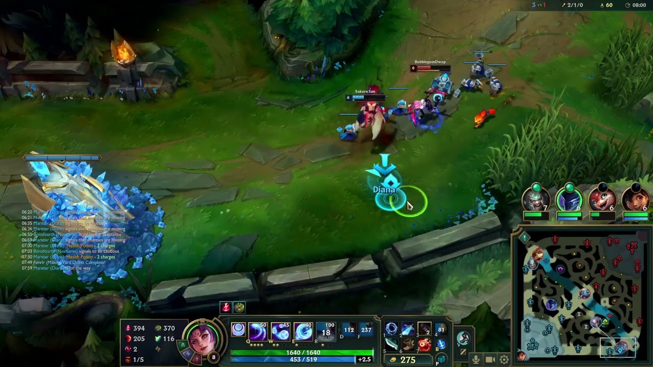League of Legends - Diana - 11/2/4 - 5v5 Ranked Solo - Win - 12:17am