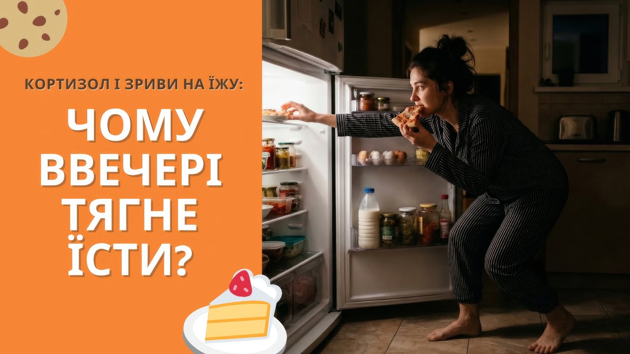 Кортизол і переїдання: чому стрес змушує вас їсти #нутриціолог #здоровехарчування