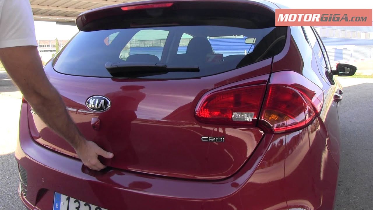 Kia Ceed 2016 analisis plazas traseras y maletero