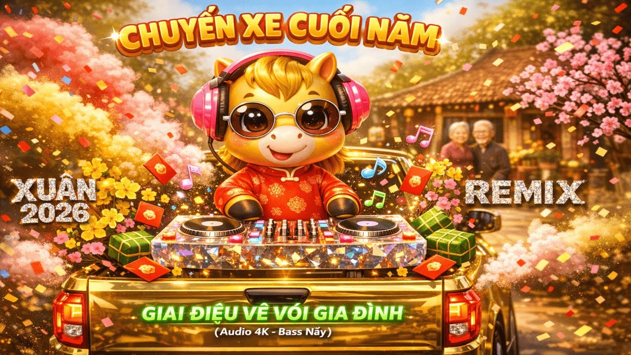 Nhạc Xuân 2026 Remix: Chuyến Xe Cuối Năm – Giai Điệu Rộn Ràng Về Với Gia Đình (Audio 4K - Bass Nẩy)