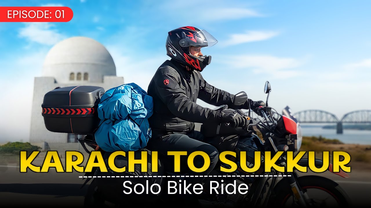 Karachi to Sukkur Solo Bike Ride | Hidden Stops & Highway Adventure | S2 EP1 | Naveed Show