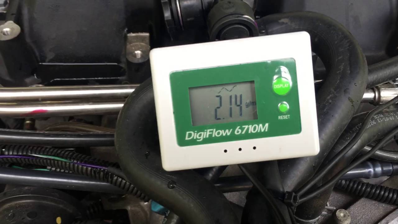 ZL1 Heat Exchanger Flow test, air in system