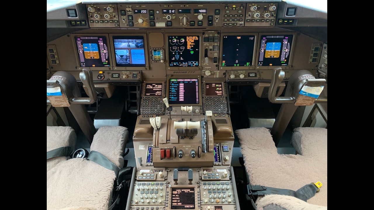🎬  BOEING B777 ATA 31 AIMS How to delete a latched status message. ✈️