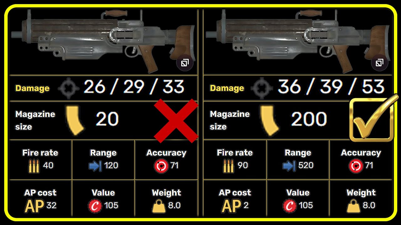 Fallout 76 - How to Balance Weapons | Ballistic Automatic Rifles.