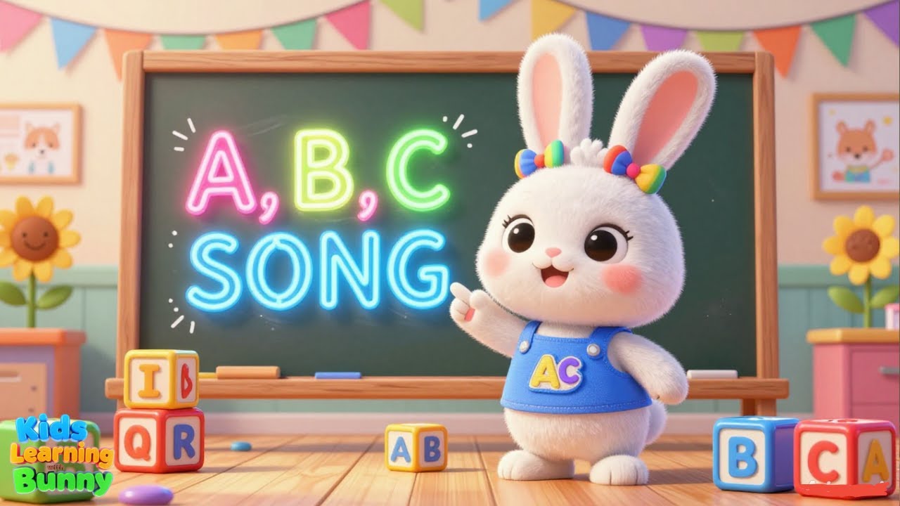 ABCD Song for Kids 🔤 | Alphabet Song A to Z | Learn Letters with Fun! | Kids Learning With Bunny