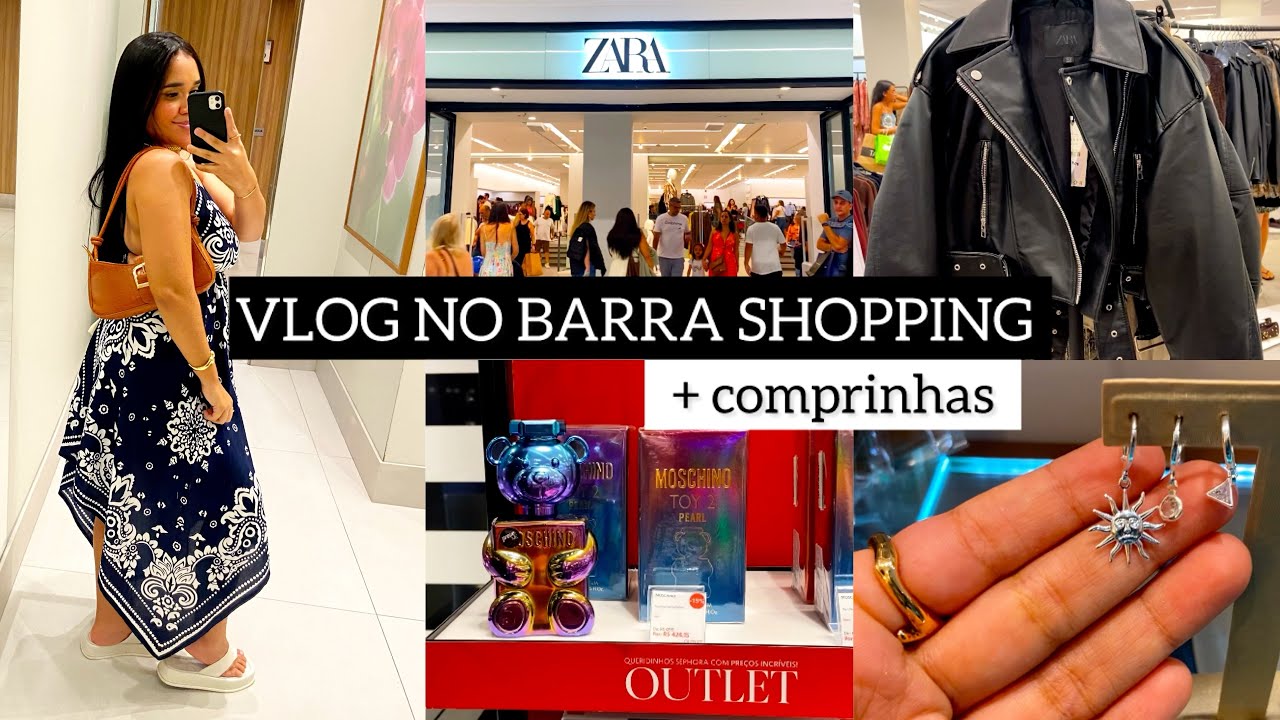 VLOG NO BARRA SHOPPING + COMPRINHAS
