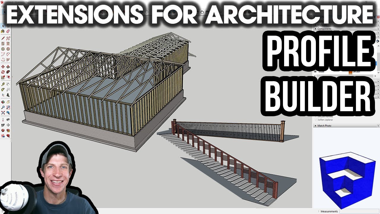 SketchUp Extensions FOR ARCHITECTURE - Profile Builder - Smart Profile and Assembly Builder