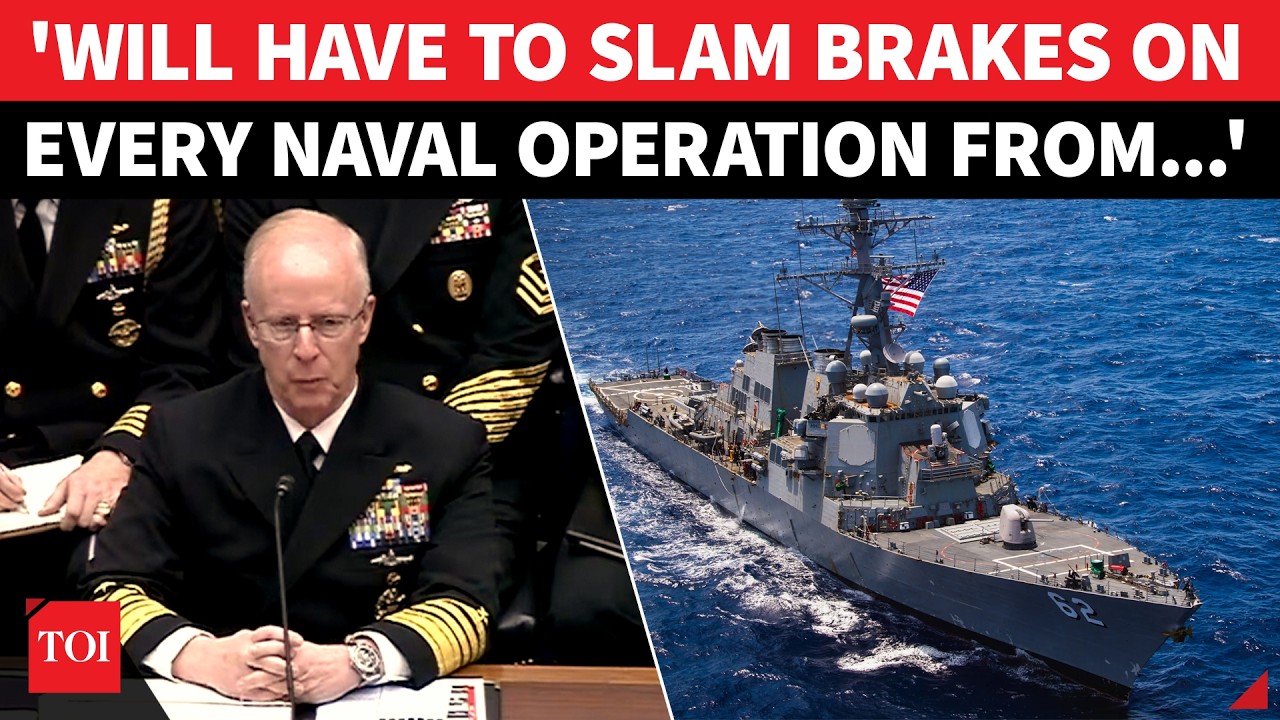 'We Are Sinking, Act Now': U.S. Navy Chief's Iran Warning To Senate As Billions Go Down The Drain