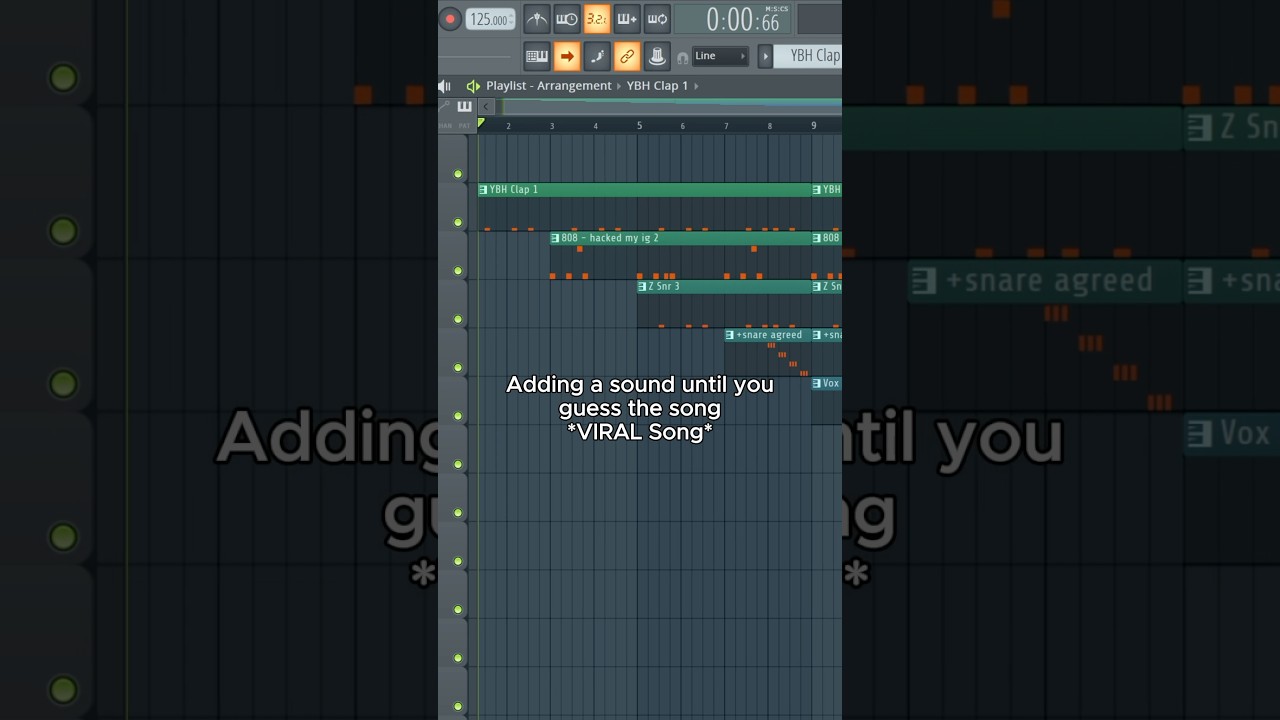 Adding sounds until you guess the song 🔥💫