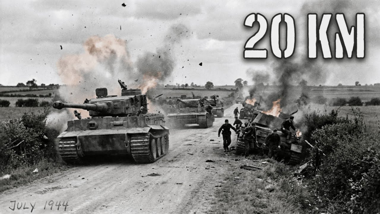 Panzers Alemanes Despreciaron el Alcance Artillero Aliado — Un Disparo de 20km Aniquiló su Divisi...