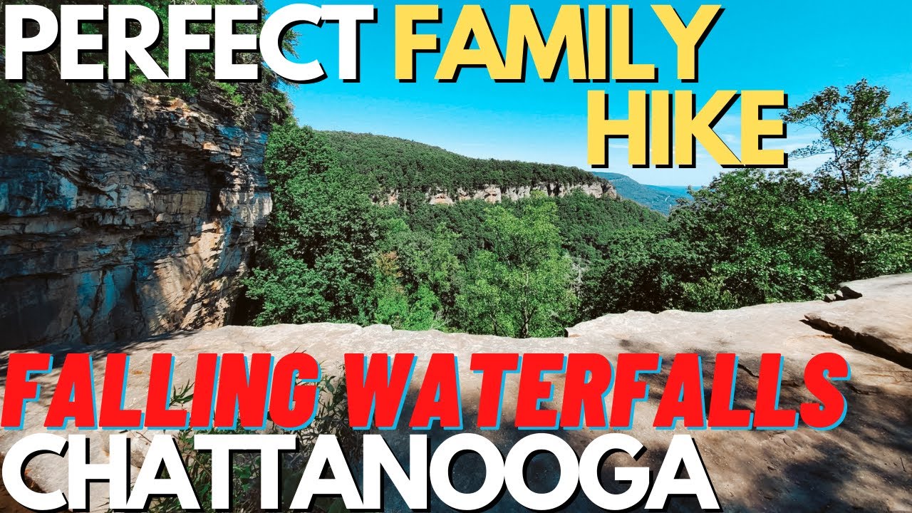 Falling waterfalls in Chattanooga #waterfall #chattanooga #familyhiking