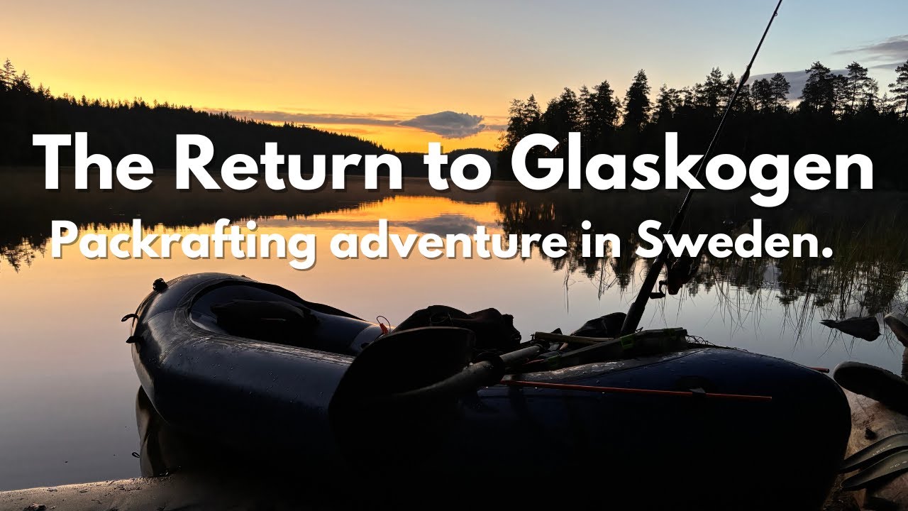 Packrafting adventure in Glaskogen. Exploring the wilderness of Glaskogen National Park.