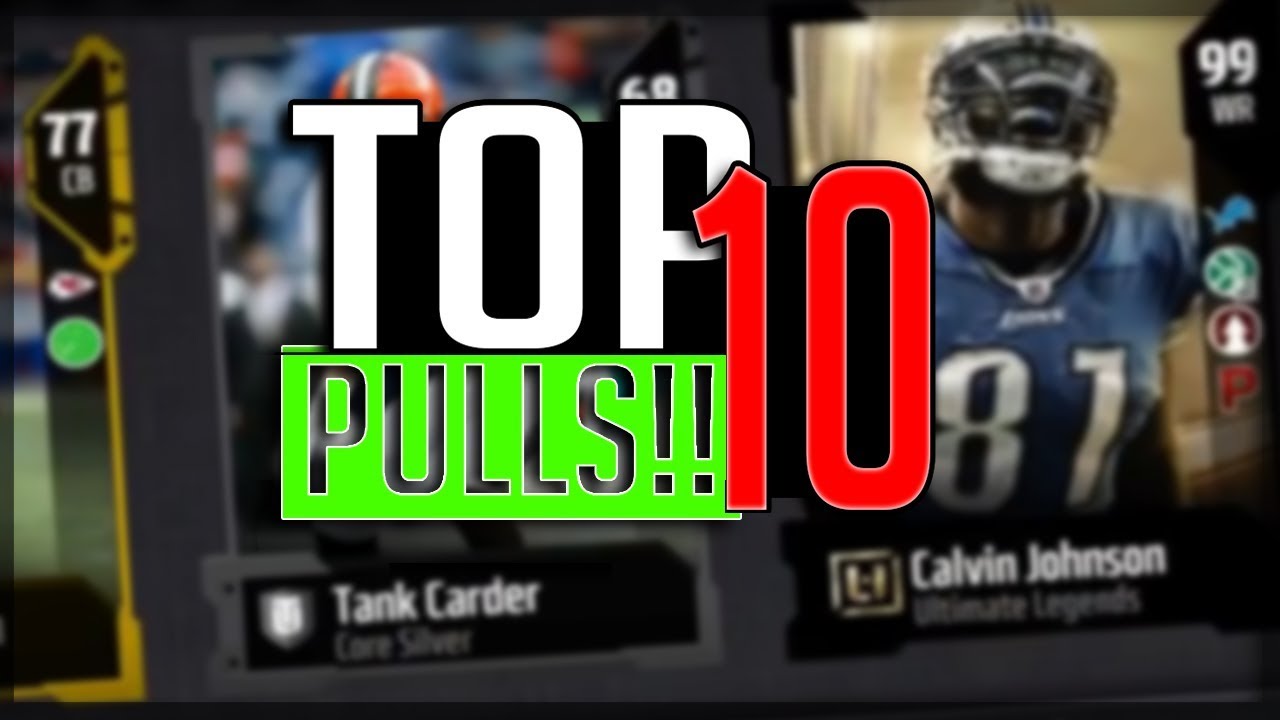 TOP TEN PULLS OF MUT 18! LIVE REACTIONS!| MADDEN 18 ULTIMATE TEAM PACK OPENING