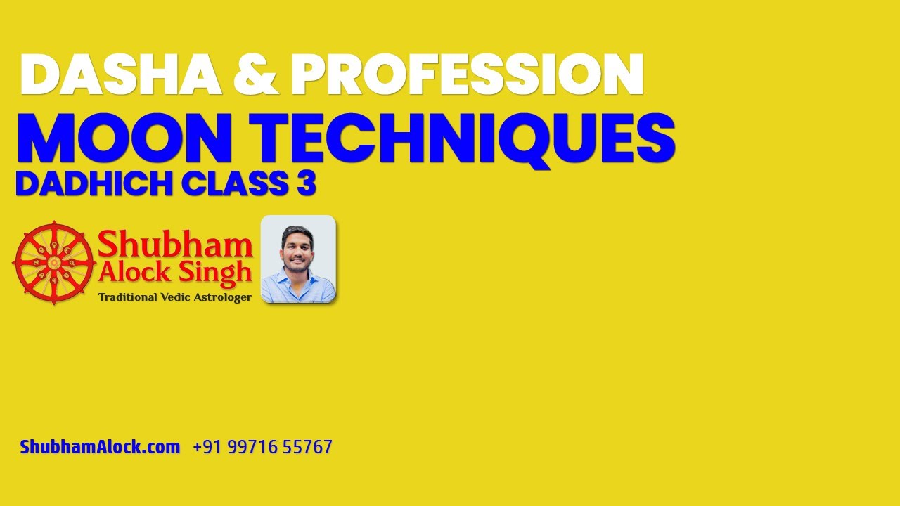 Dasha Secrets | Predict Profession through Vedic Astrology | Chandra Kundali the Moon Horoscope |