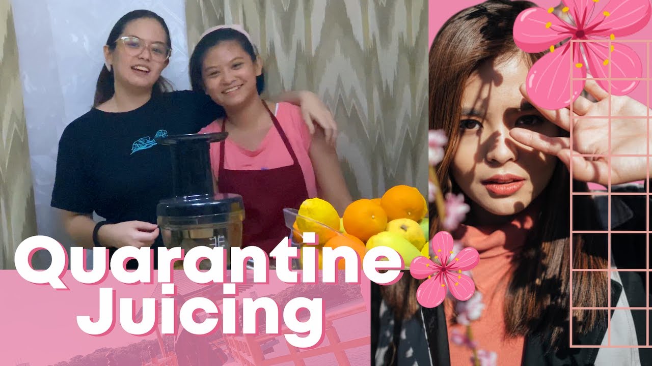 Quarantine Juicing with my sister! || Bea Binene