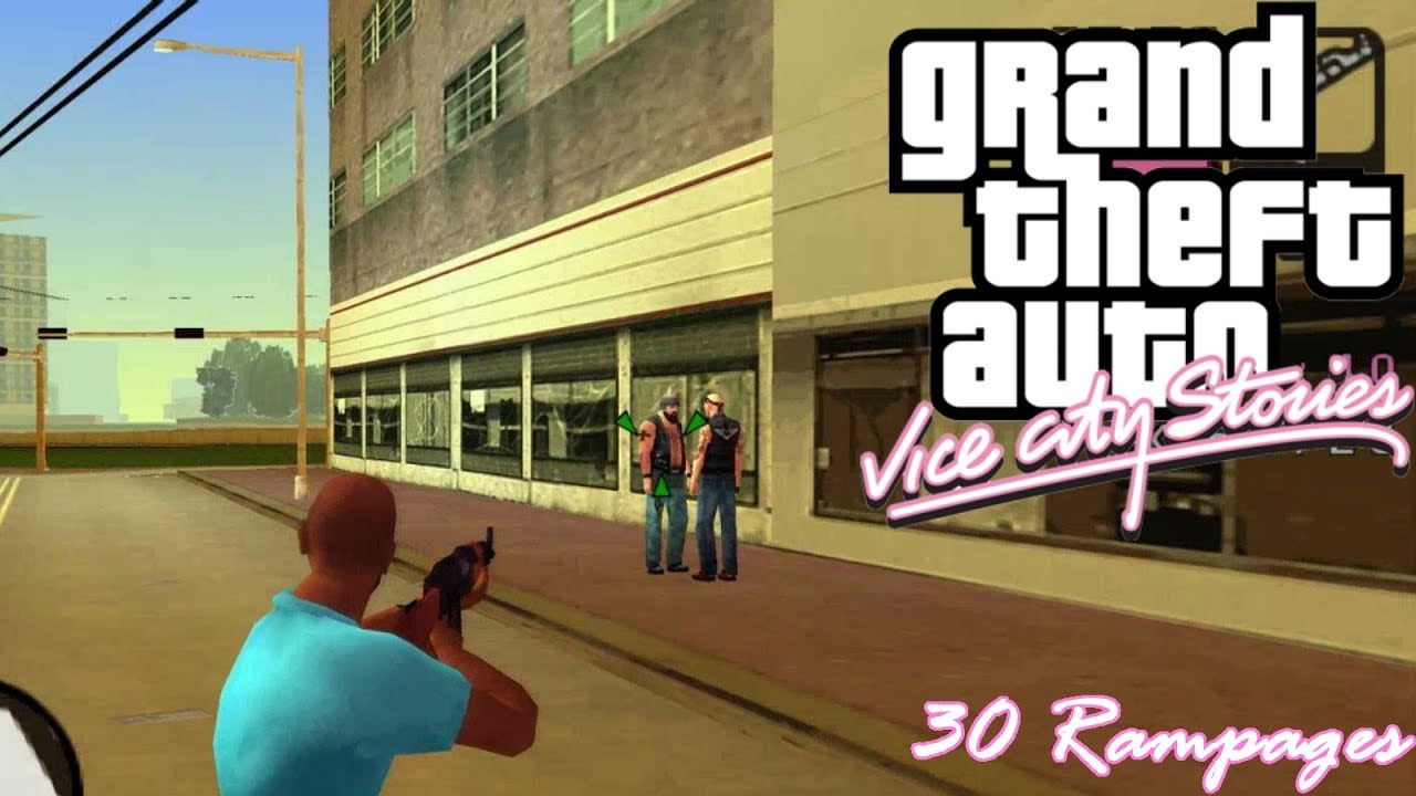 GTA: Vice City Stories (PSP Emu) 30 Rampages