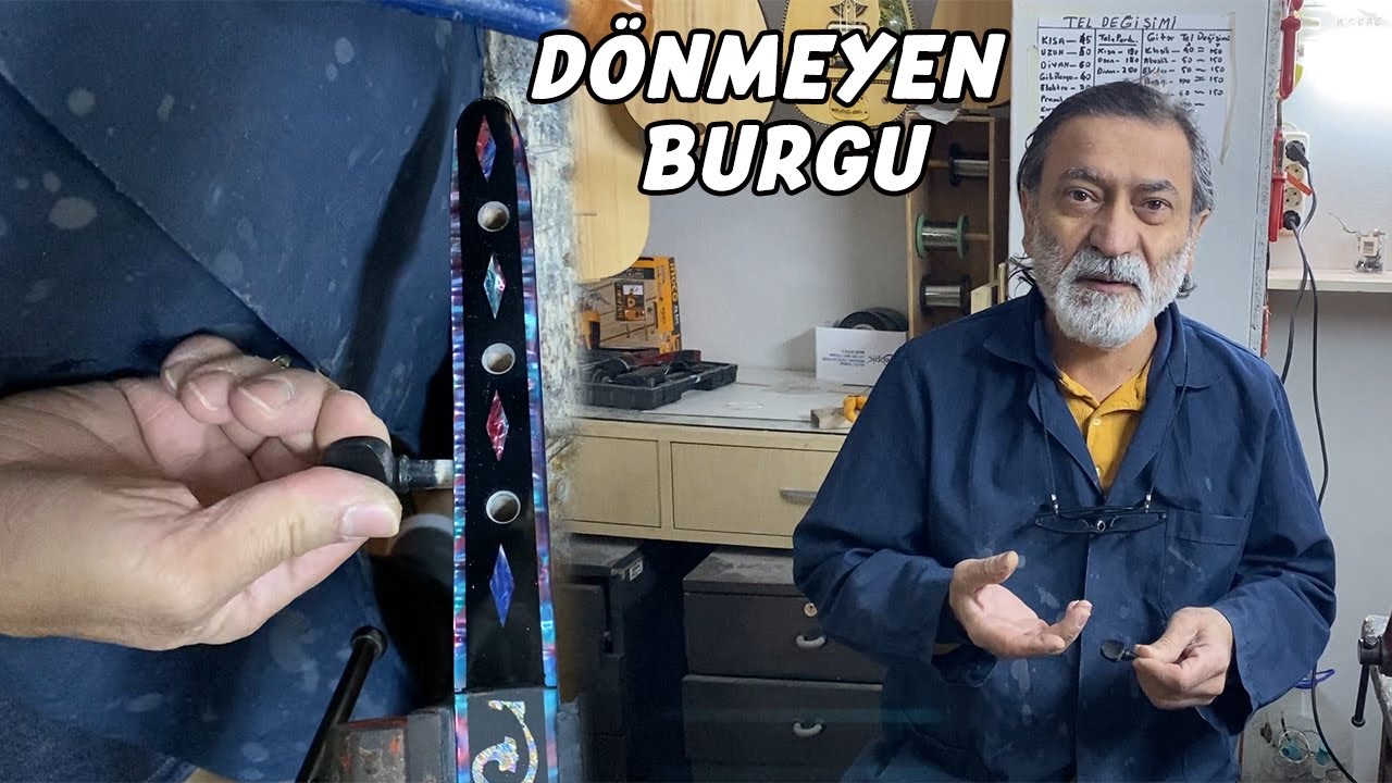 SAZ BURGUSU DÖNMÜYOR SORUNU | Bağlama Burgusu Sıkışmışsa Ne Yapılması Gerekir? #yapraksazevi
