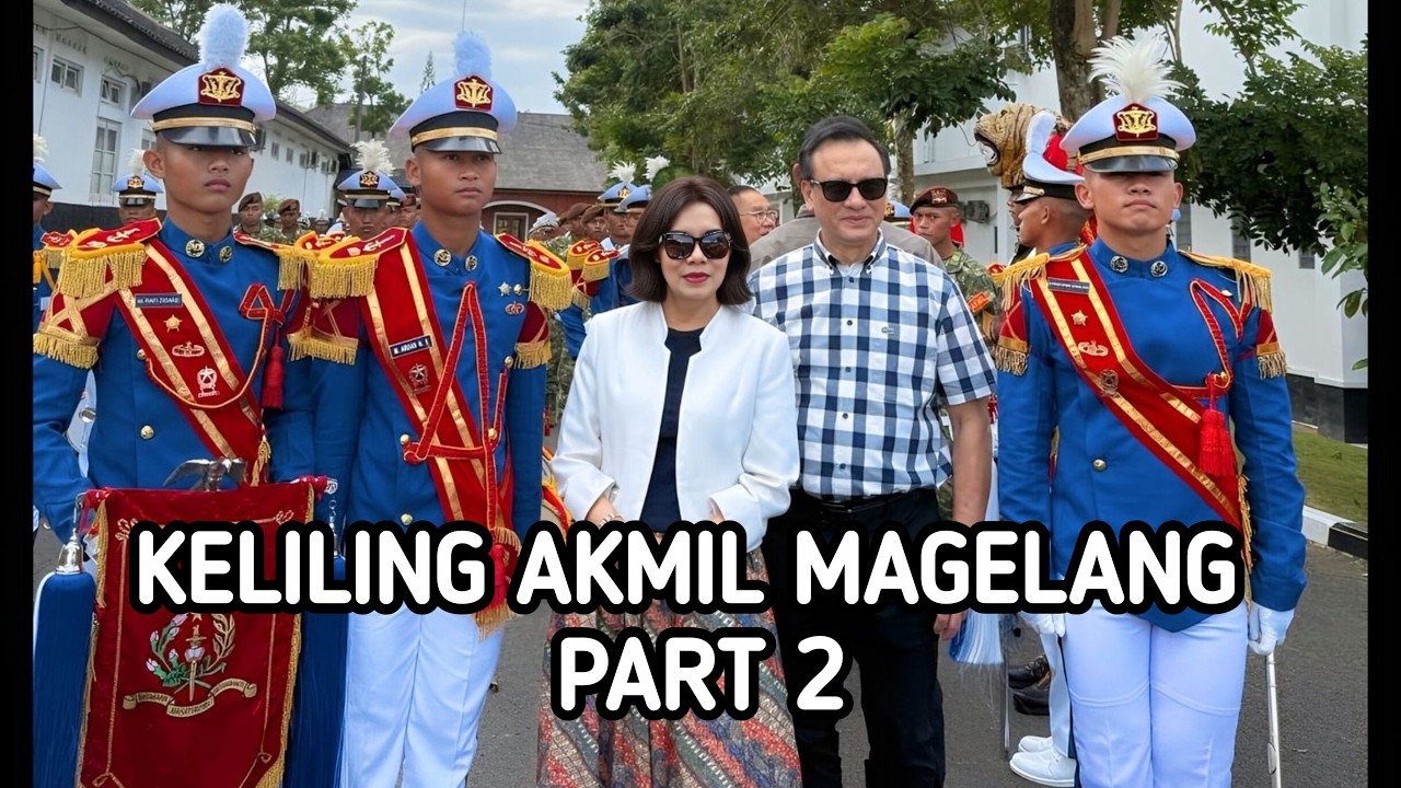 dr. Agus Taolin dan istri saat diundang dan diajak keliling Akmil Magelang Part 2