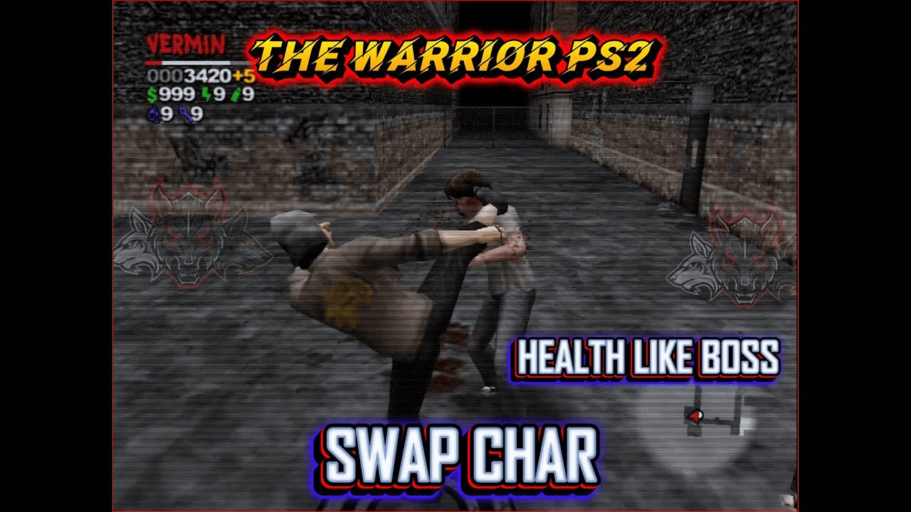 THE WARRIOR MOD PS2 || THE WARRIOR HACK TEST#thewarriorsps2 #pcsx2 #aethersx2