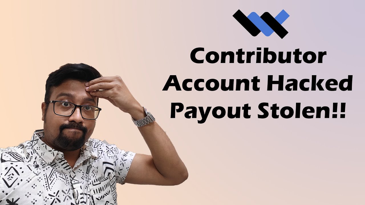 How my stock photography contributor account was hacked;Payout balance stolen and how I recovered it