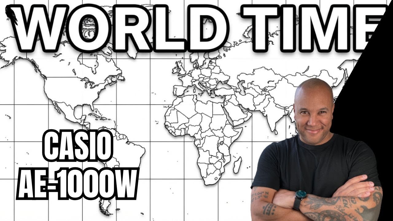 Распаковка и обзор часов CASIO WORLD TIME AE-1000w