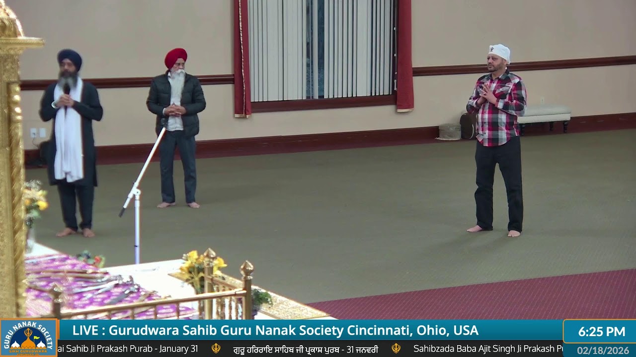 Guru Nanak Society of Greater Cincinnati Live Stream