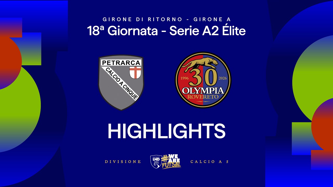 Vinumitaly Petrarca-Rovereto 5-3 | Gol e HL | 18ª giornata | Serie A2 Élite 2025/26 - A