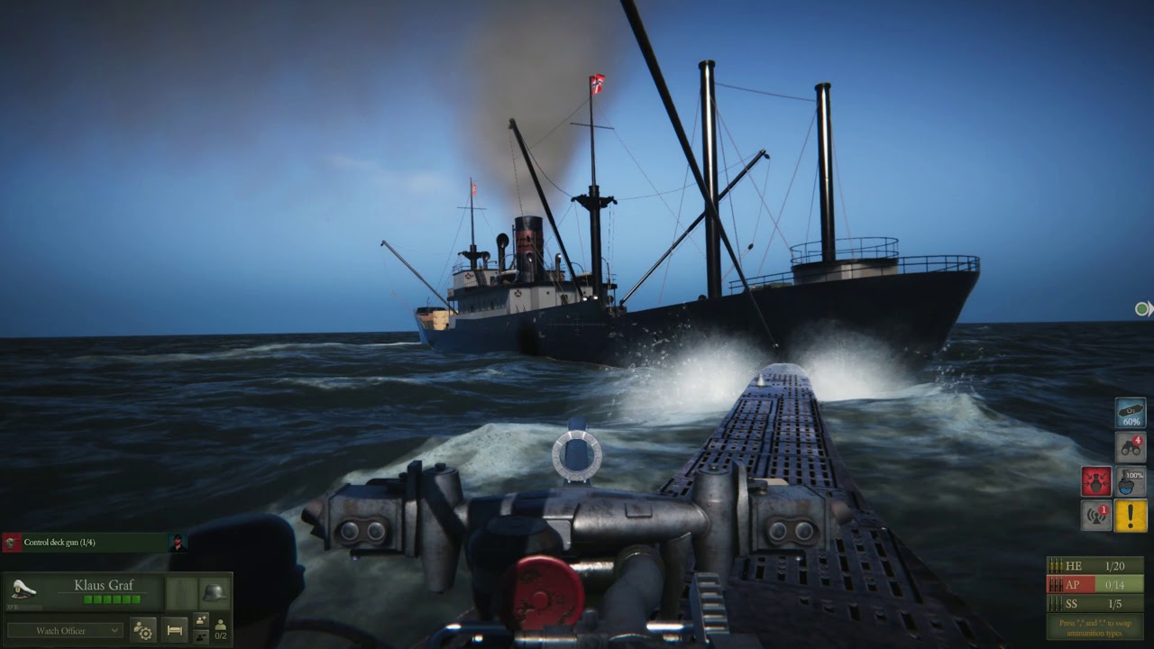 German UBOAT - Sinking Ships and Crushing Depth