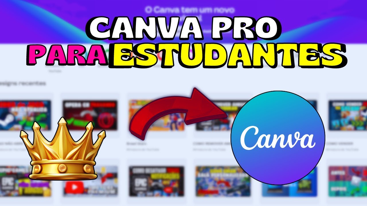 COMO FAZER uma ASSINATURA de ESTUDANTE no CANVA (CANVA PRO para ESTUDANTE) 👑✅️