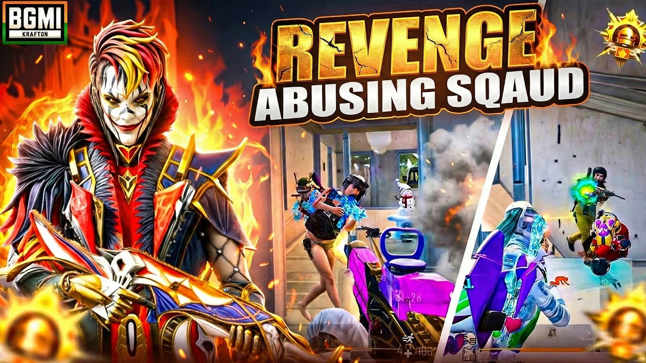 PRO CONQUEROR SQUAD TROLLED ME 😤  THEN THIS HAPPEN 🔥 - BGMI REVENGE
