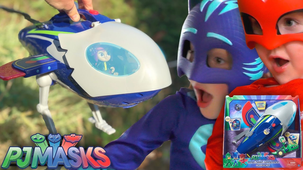 PJ Masks Wolfie Kids Steal NEW HQ Rocket
