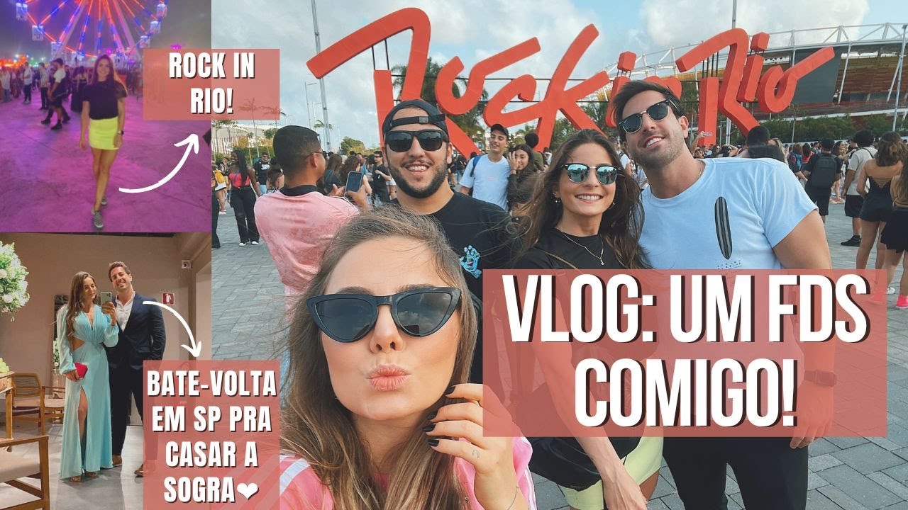 UM FDS COMIGO: ROCK IN RIO: SHOW DO POST MALONE E JUSTIN BIEBER | MANTENDO ROTINA DE ATLETA #VLOG