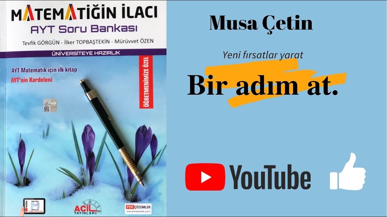 MATEMATİĞİN İLACI AYT SORU BANKASI - Türev Ünite Testi 9 sayfa (285-286)