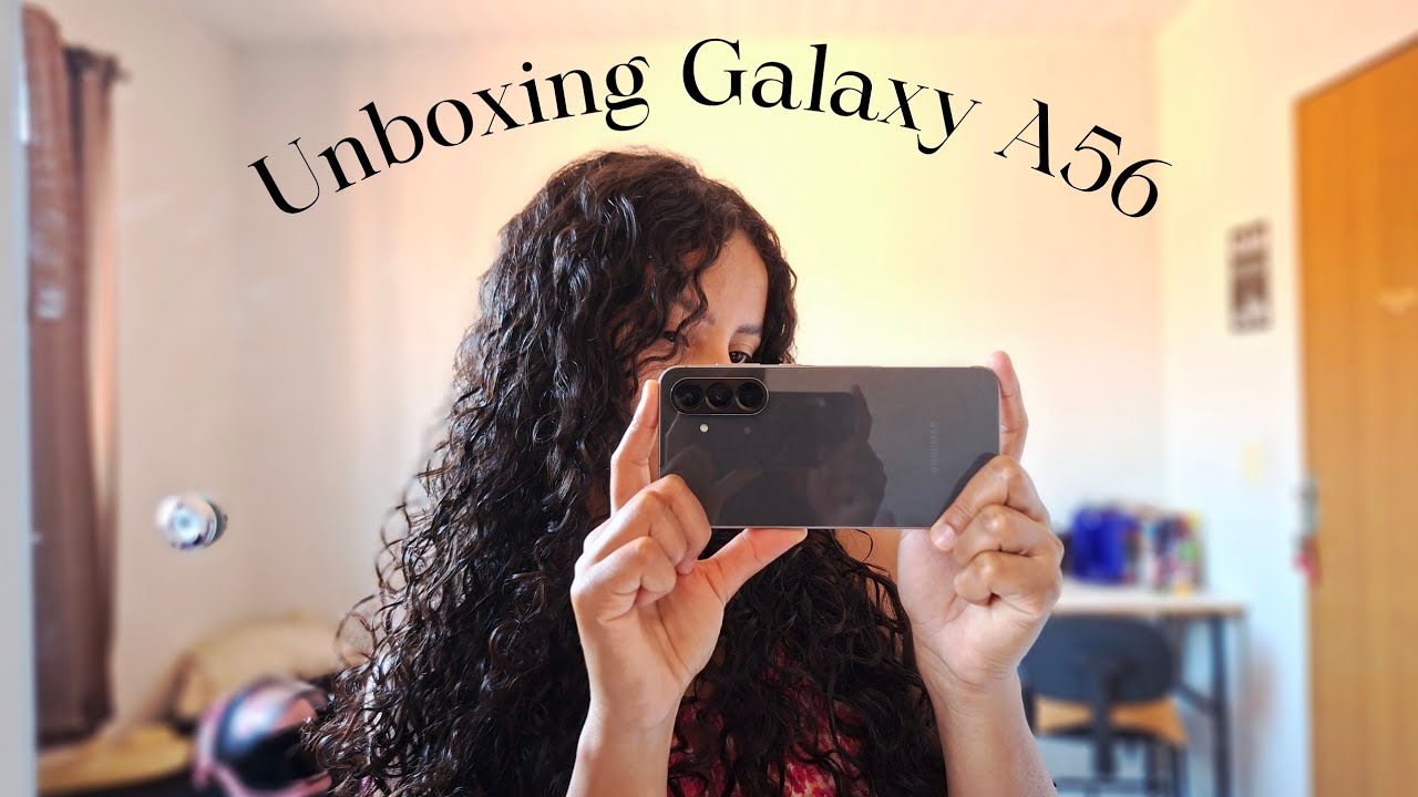 UNBOXING do meu novo celular |GALAXY A56 5G 128GB