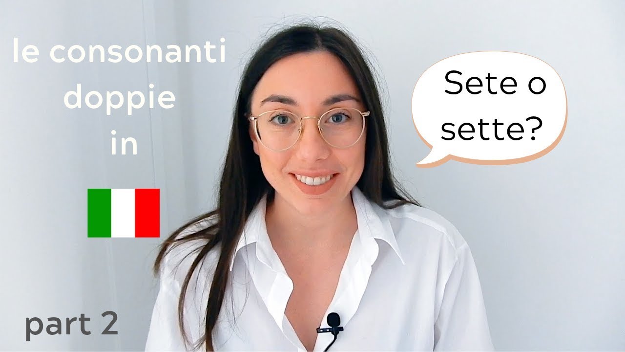 How to pronounce double consonants in Italian (part 2) [ITA audio, subtitled]