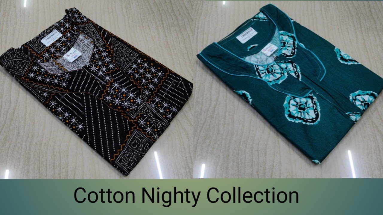 Cotton Nighty Collection 💥 Collection ❣️ part-37 @jobinaaricenterprises #cottonnightycollection 